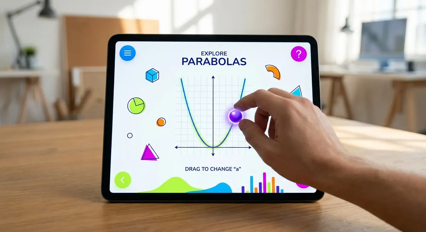 Brilliant app interface showing interactive math problem