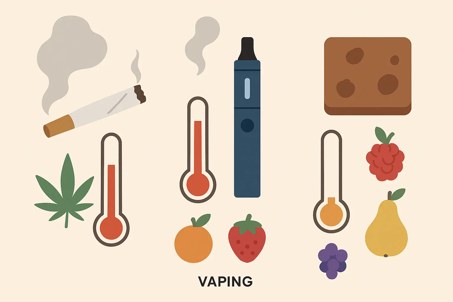 Various cannabis consumption methods for Slurricane strain