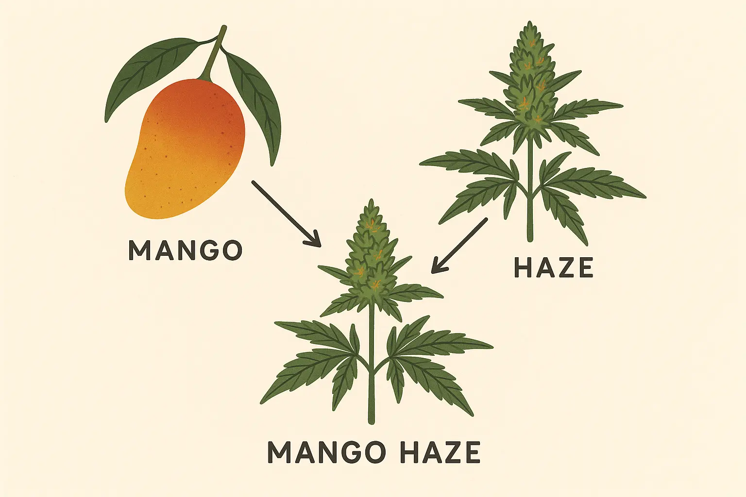 Mango Haze strain genetics and cultivation