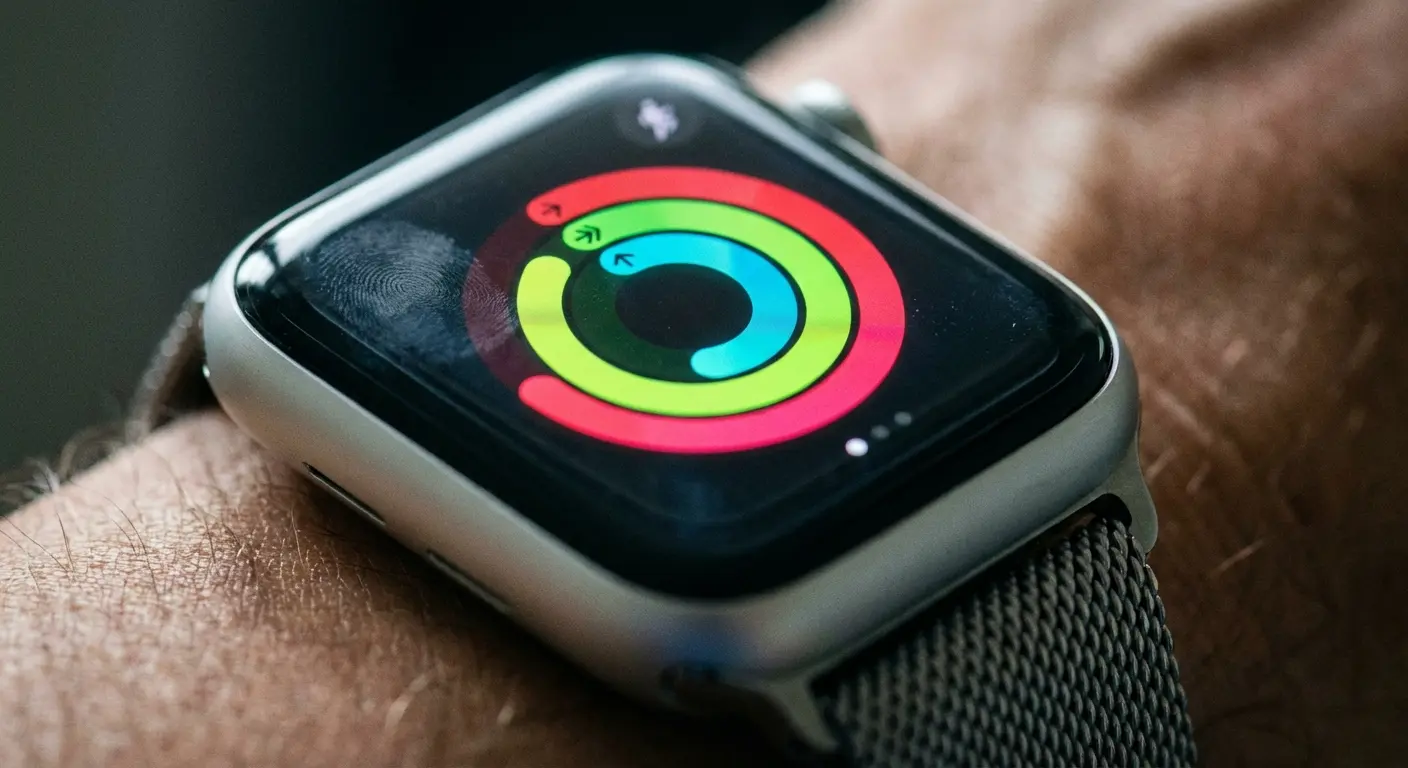 Activity ring icon with three concentric incomplete circles