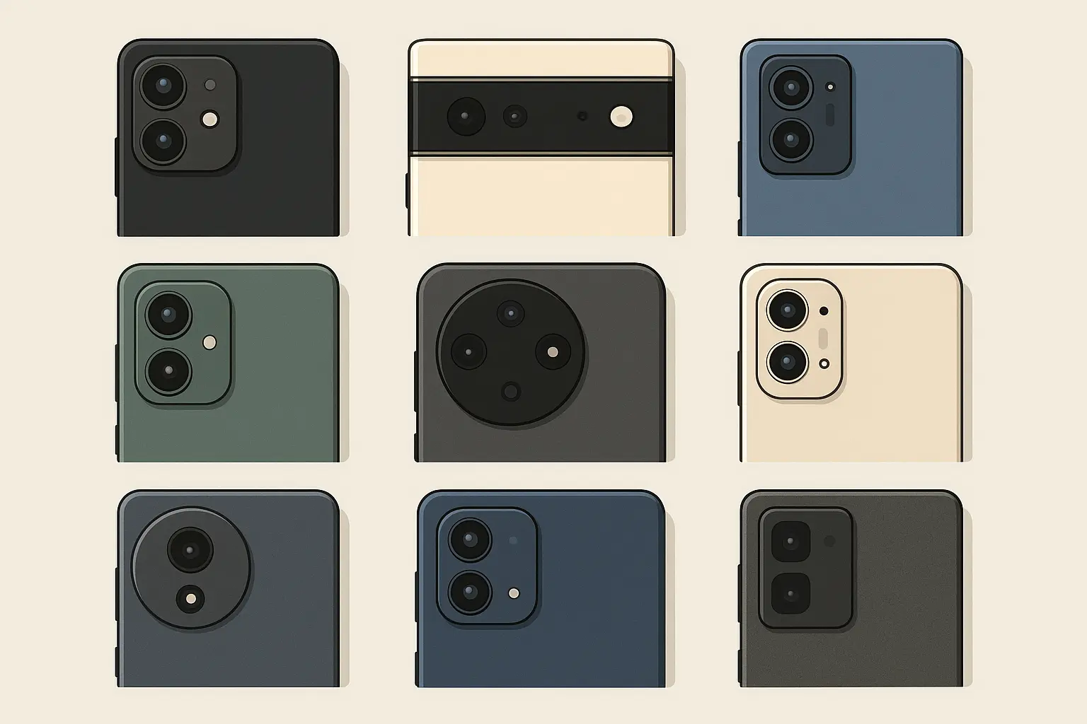 Premium flagship camera phones comparison