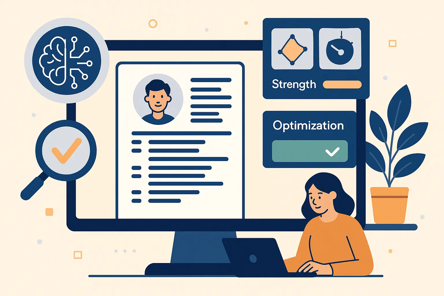 Resume Builder IQ strength optimization