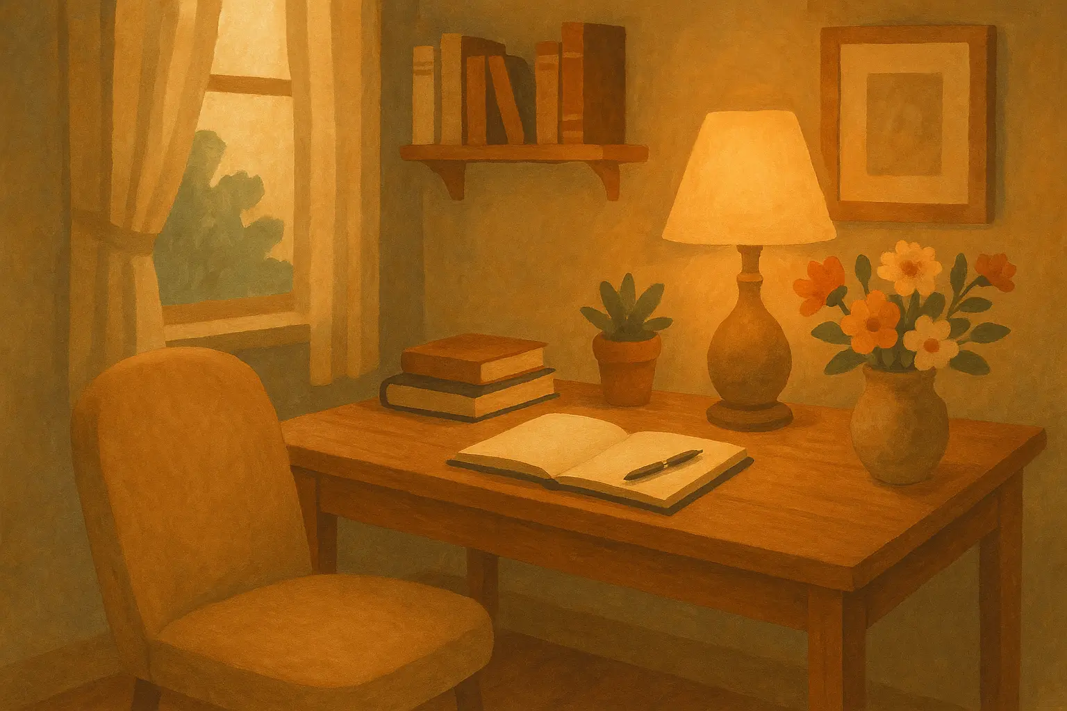 Person using computer to write eulogy