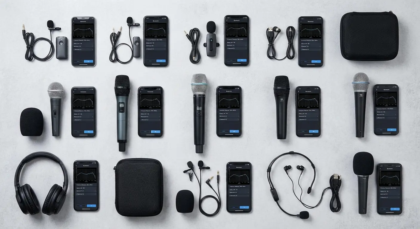Wireless microphone with Android smartphone compatibility