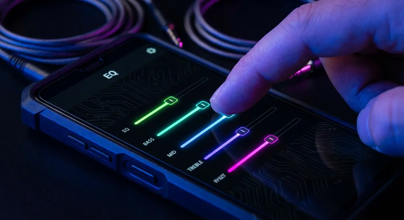 Dolby On app interface showing audio enhancement features