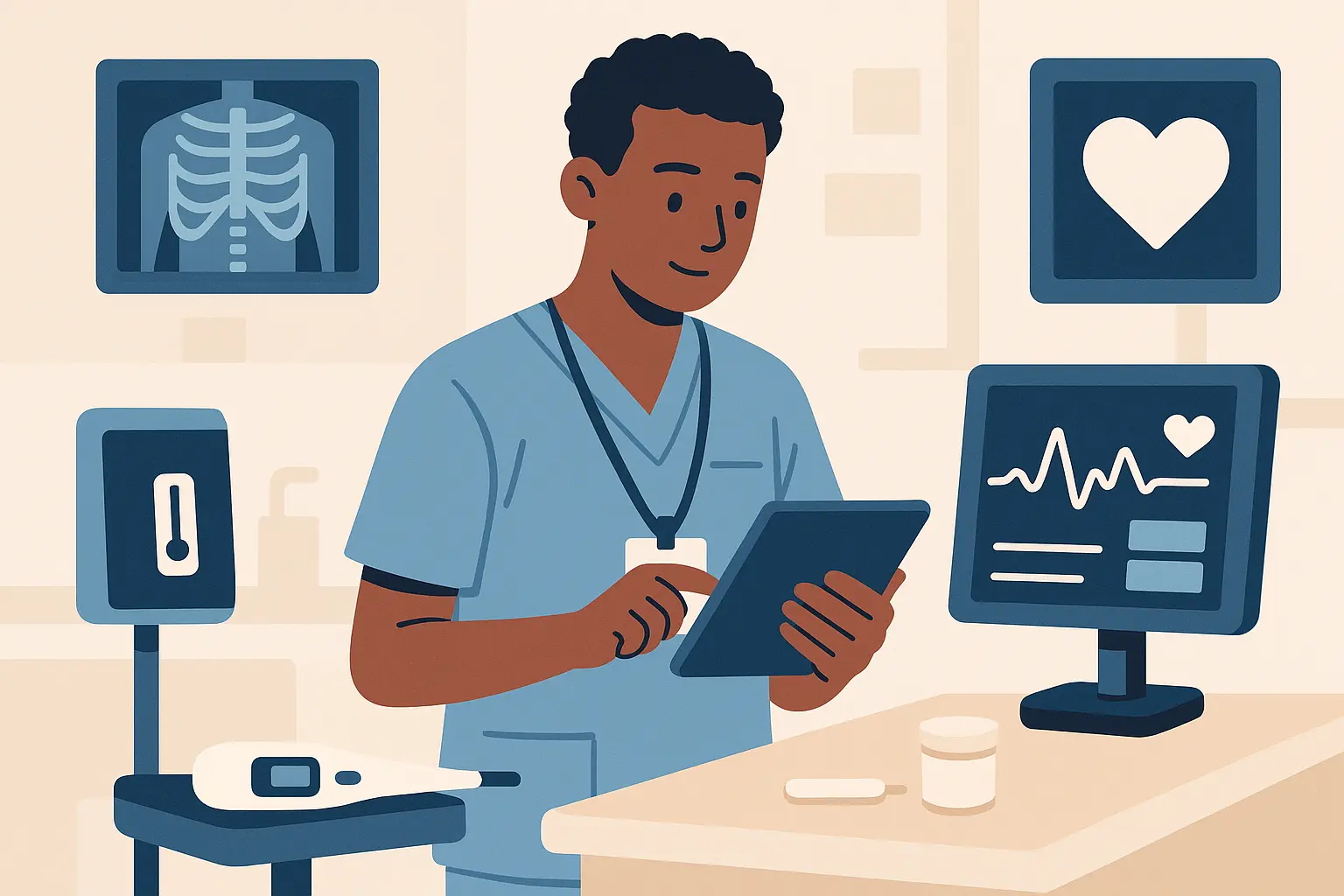 Medical assistant using modern healthcare technology