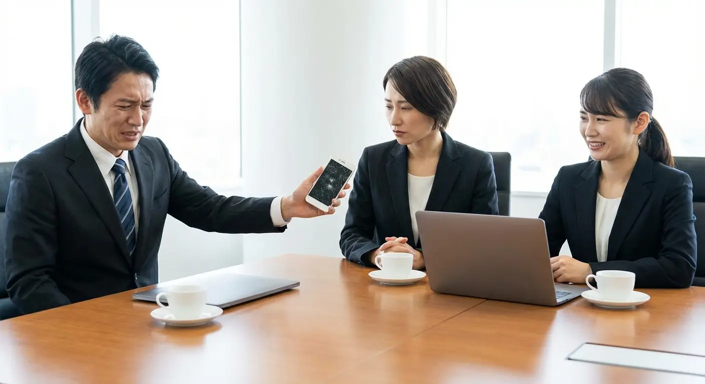 Living with a cracked screen