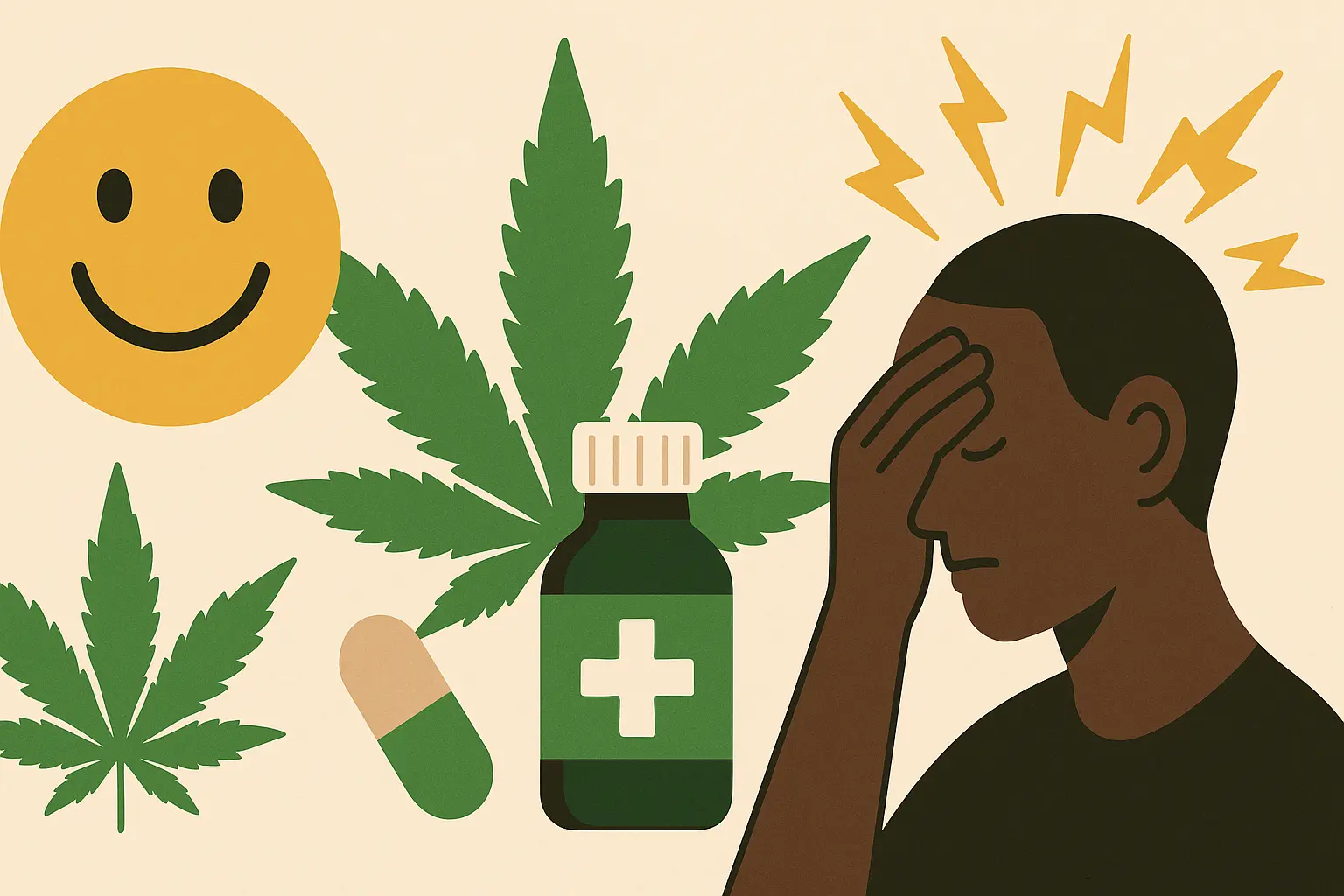 Person documenting cannabis effects in a journal