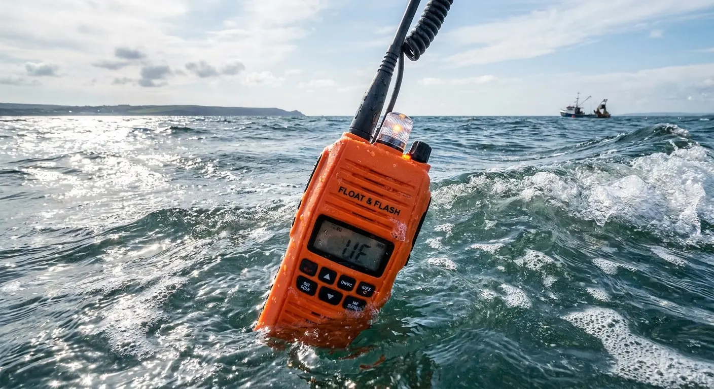 Handheld VHF marine radio