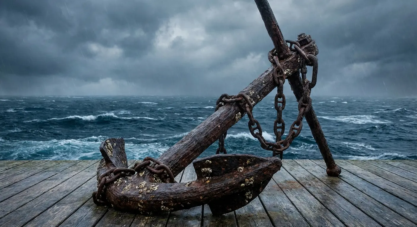 An anchor symbol representing the strength of a matriarch grandmother