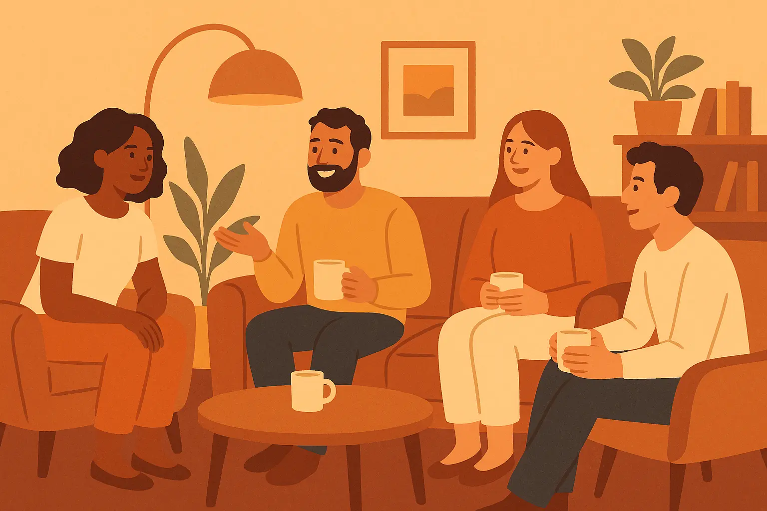 People enjoying cannabis in social setting