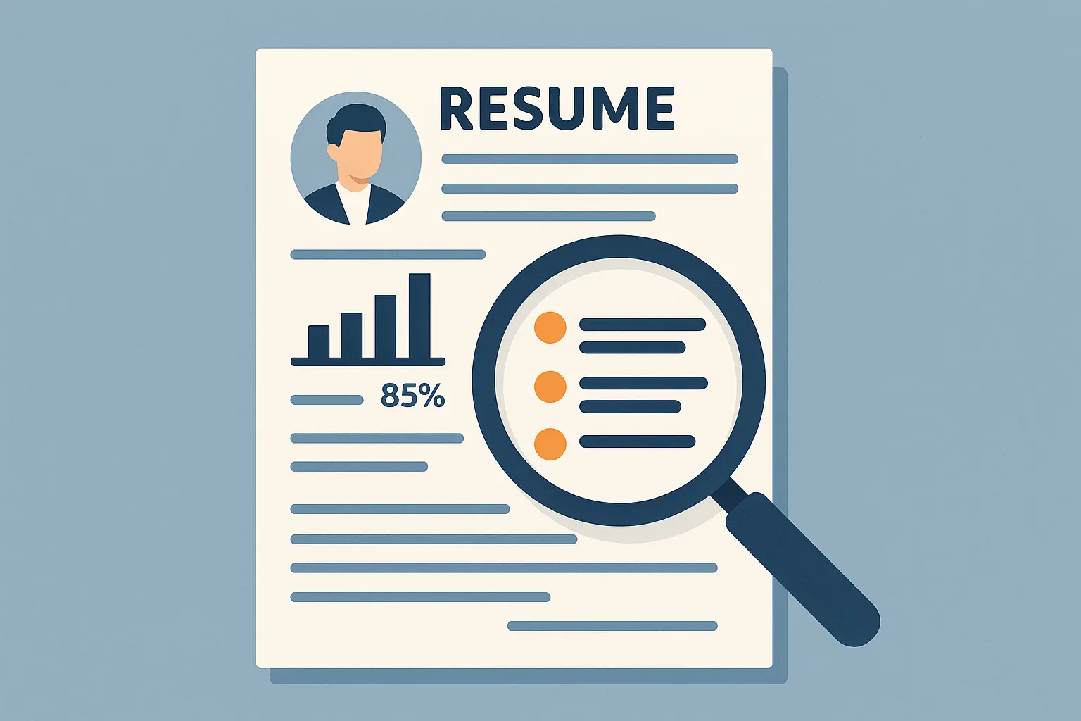 High-impact sales resume analysis
