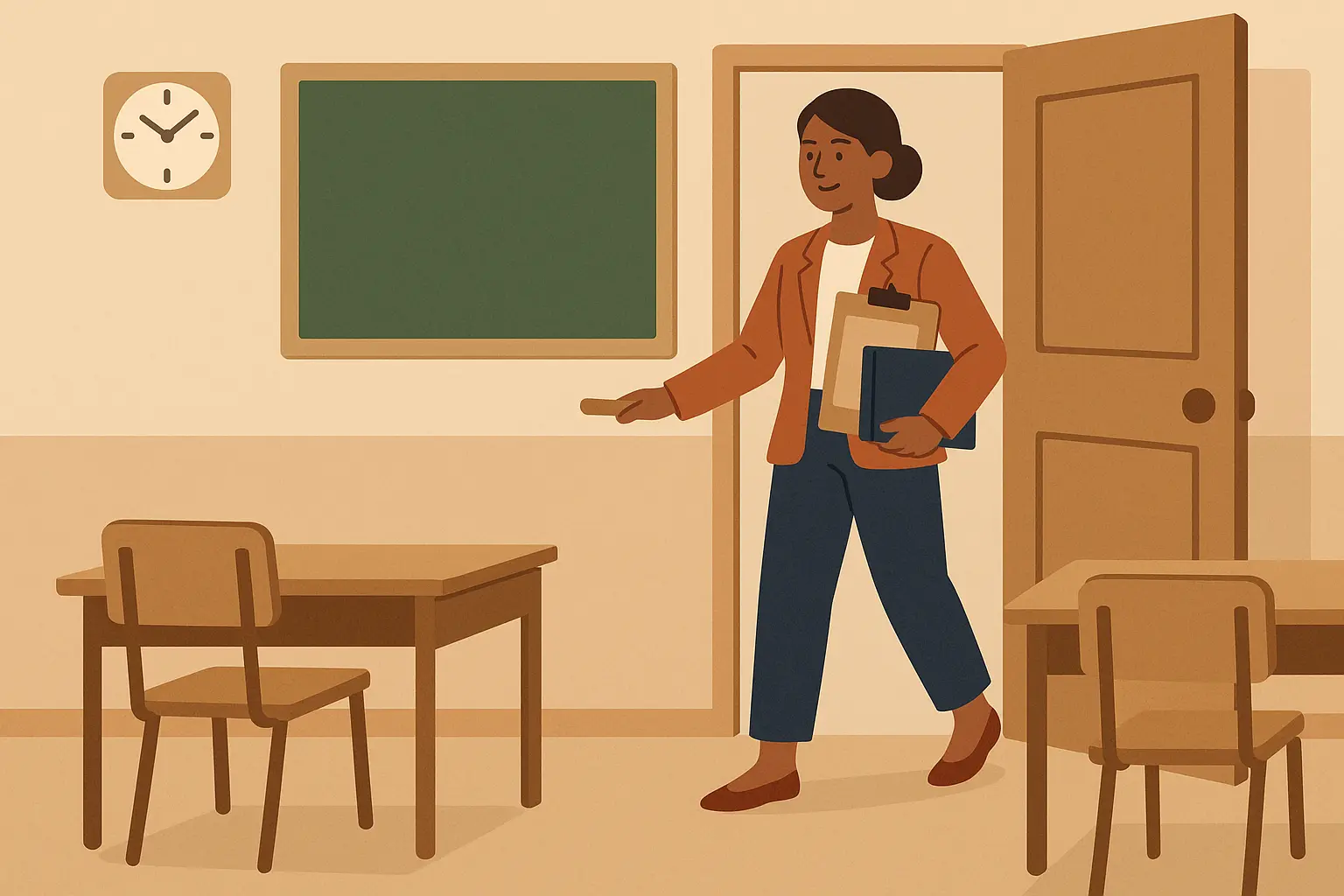 Substitute teaching examples