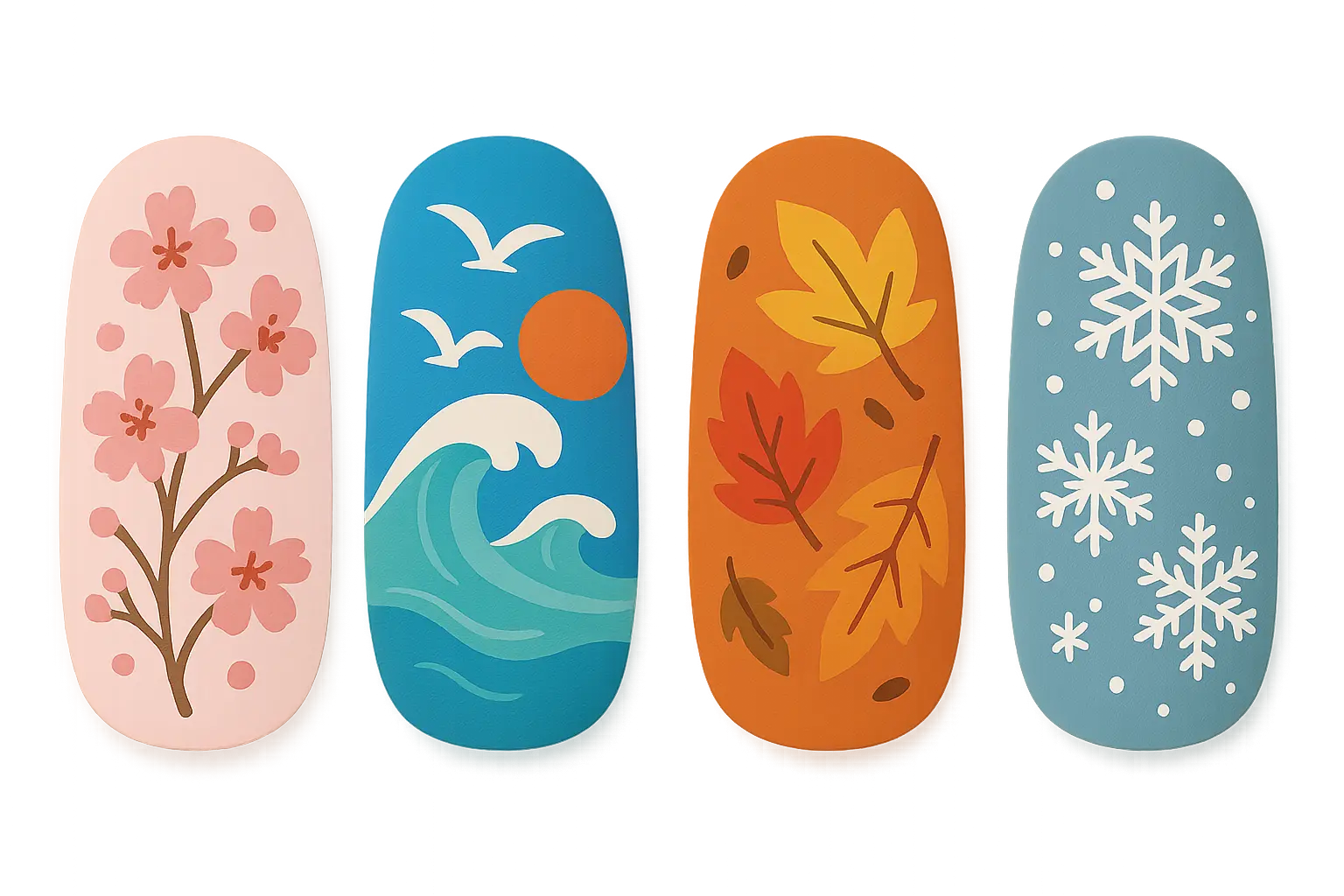 Seasonal themed venus nails designs