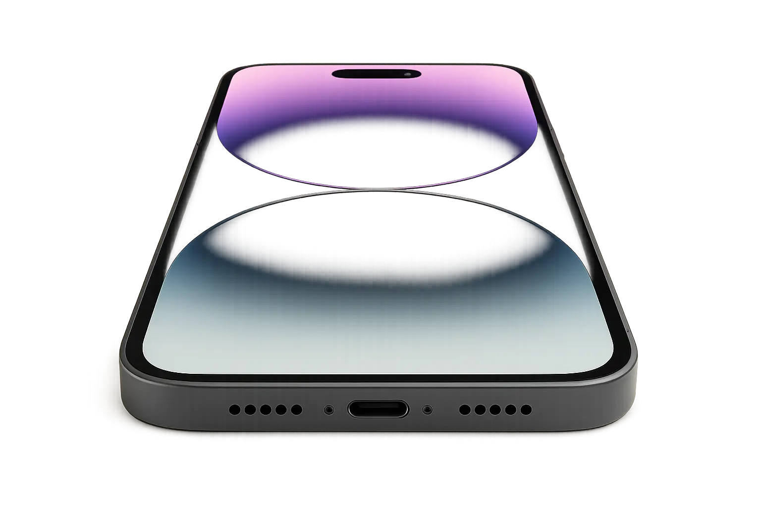 iPhone 15 Plus showing its large 6.7-inch display