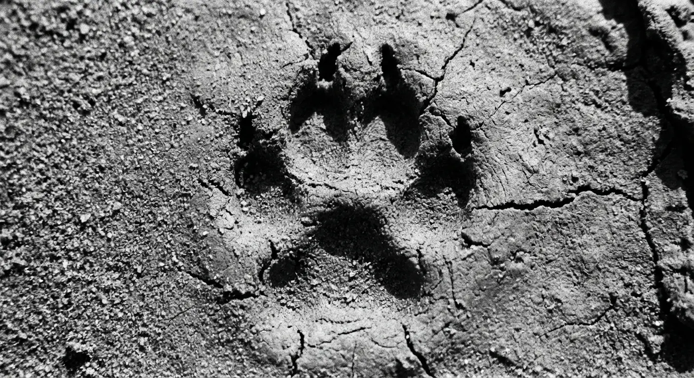 A paw print in sand symbolizing the lasting impact a cat leaves on the heart