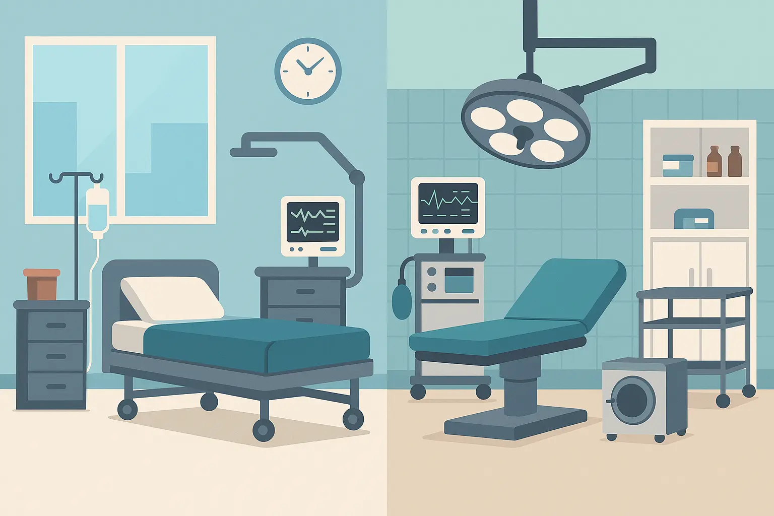 Hospital vs surgery center compensation comparison