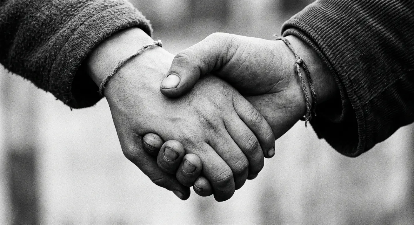 Two sisters sharing a complex dynamic