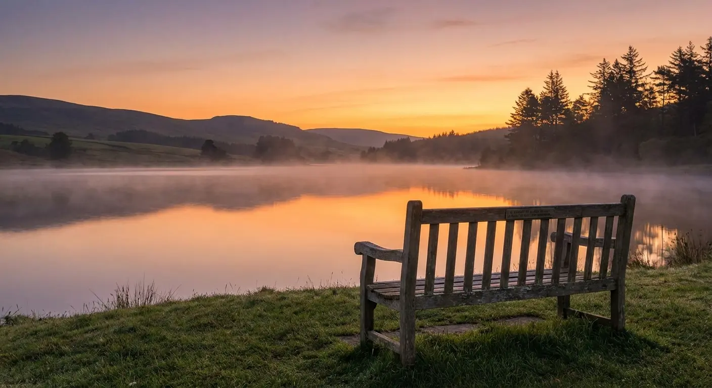 candle light at a memorial service
