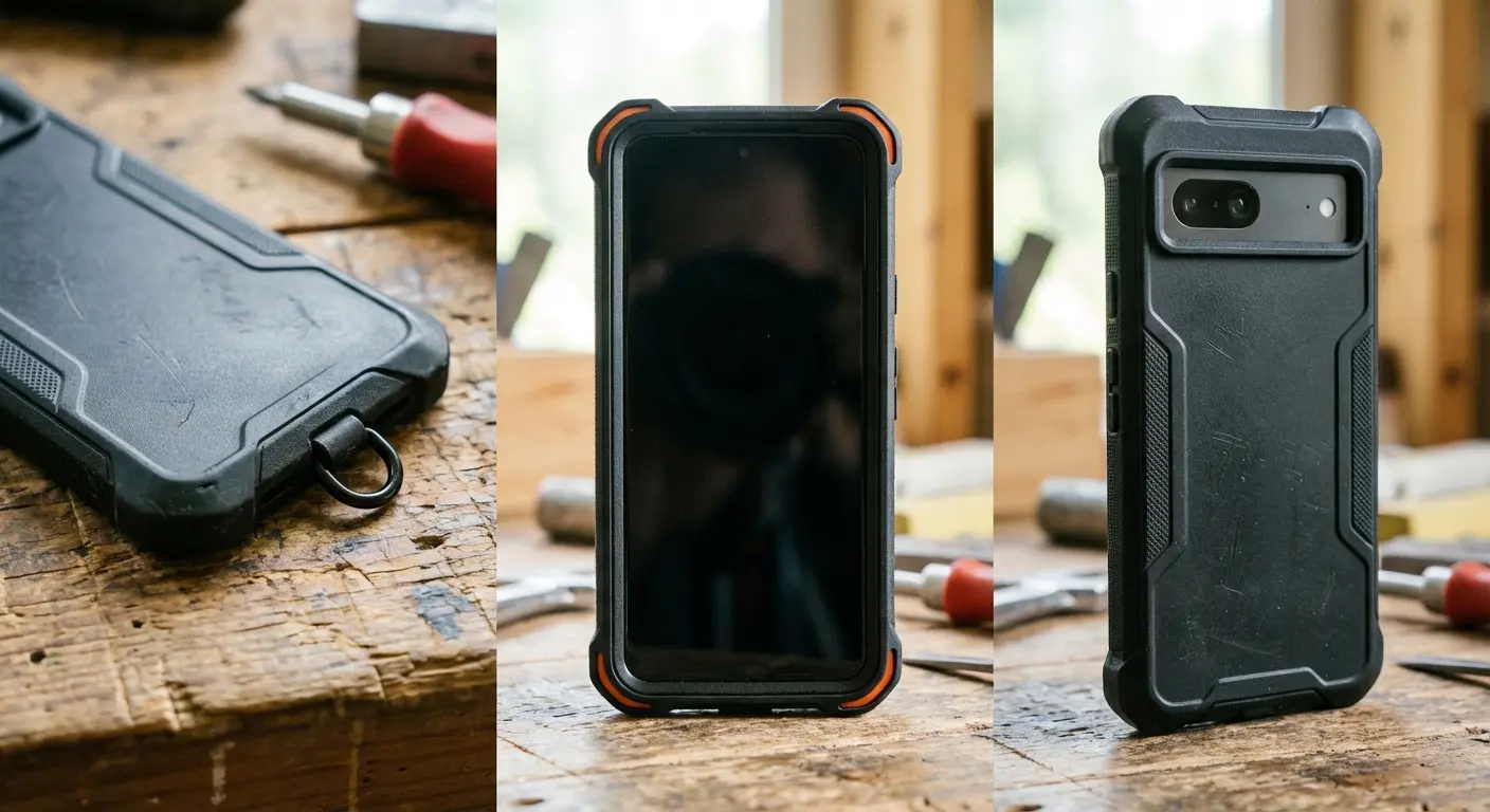 Protective phone case impact absorption demonstration