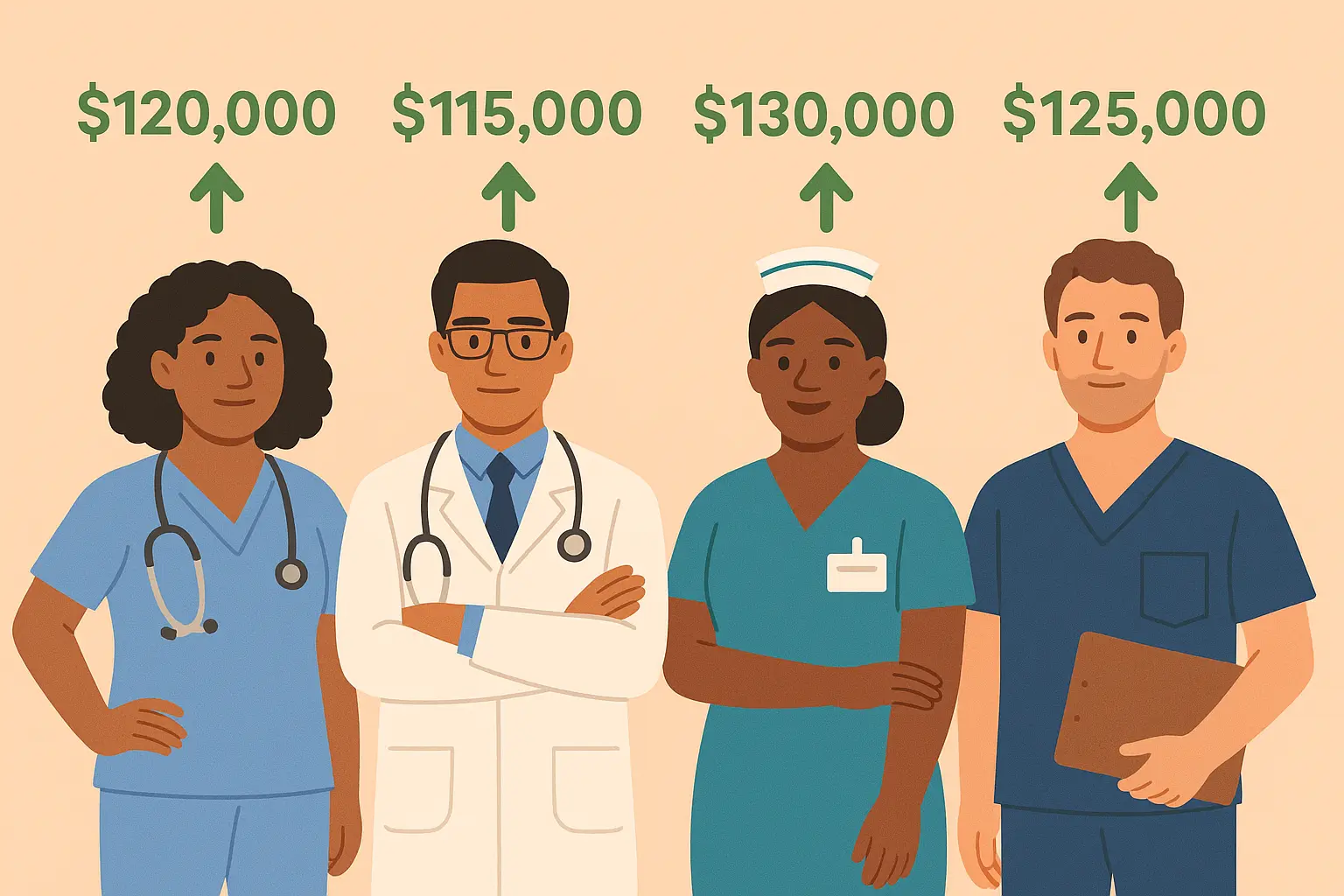 Nurse practitioner salary growth chart