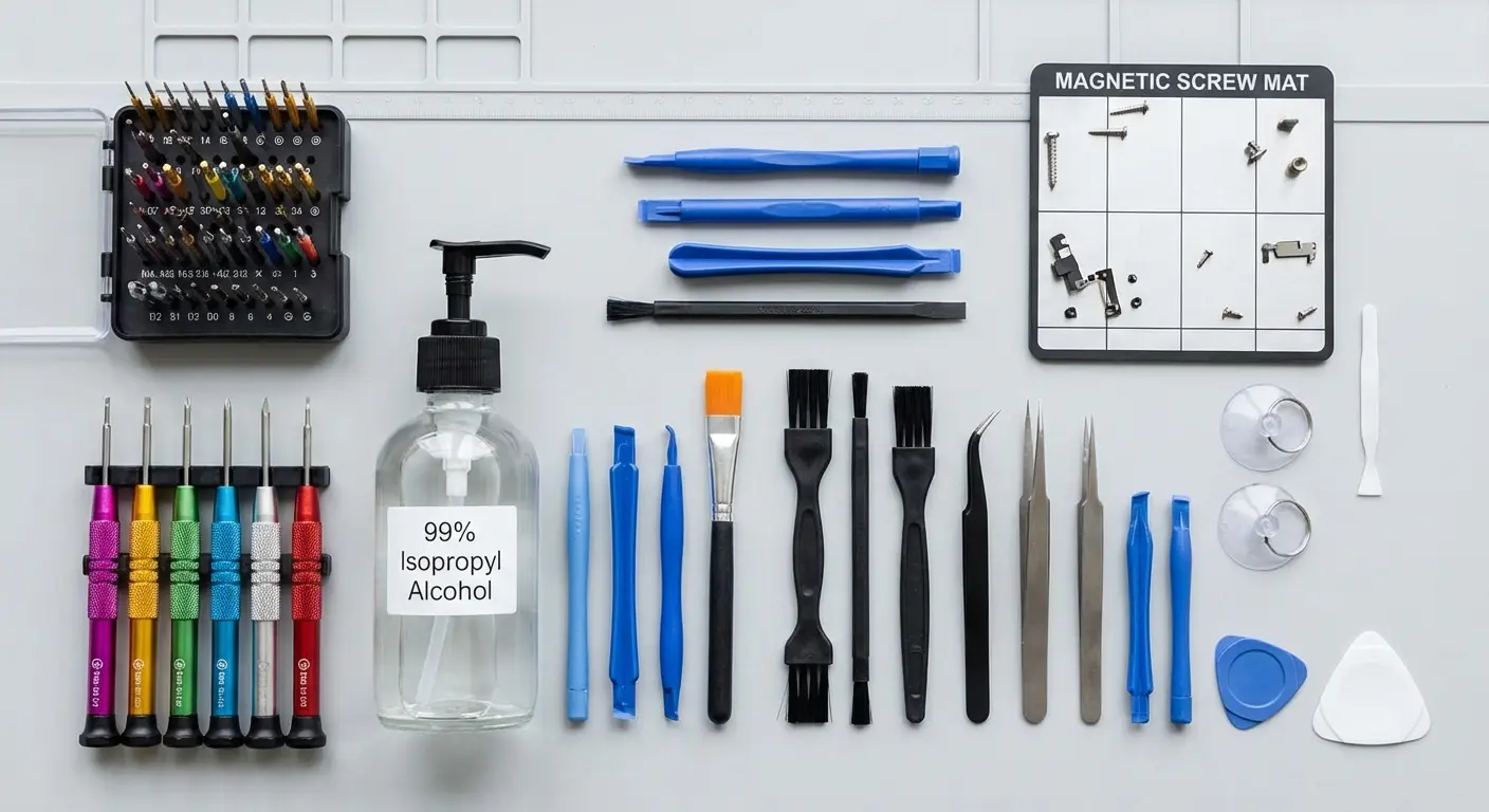 Phone repair tools and equipment