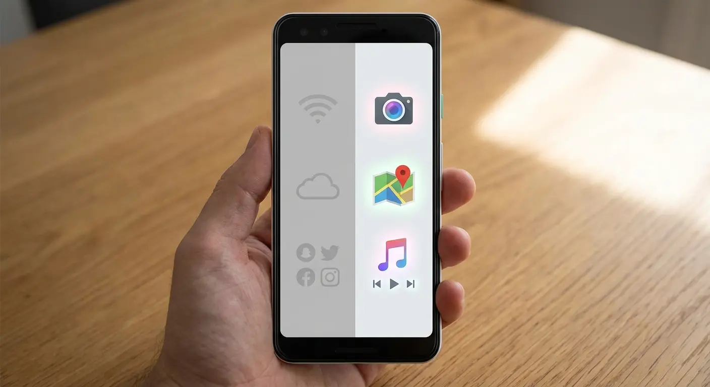 Using phone in the middle of nowhere