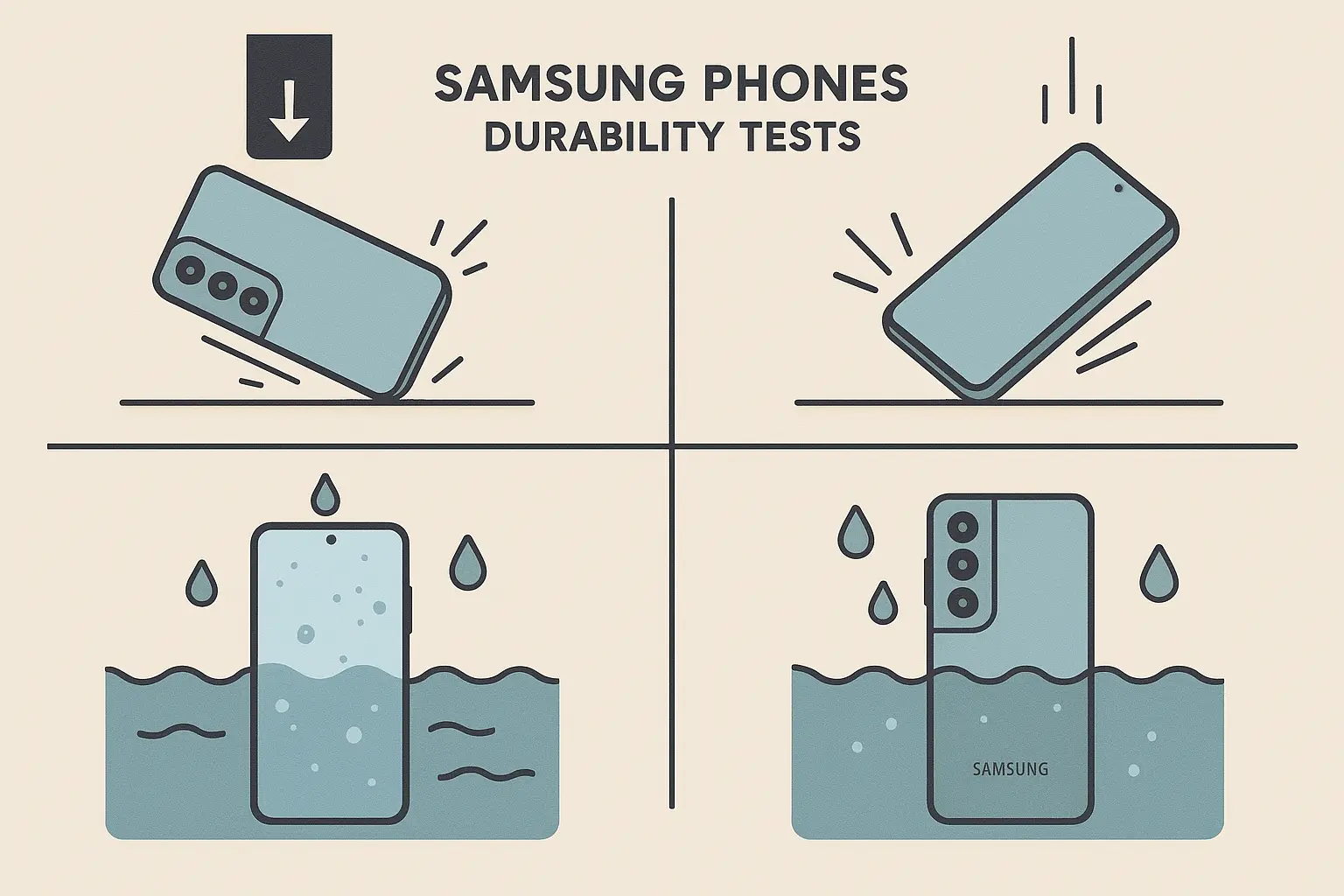 Samsung phone performance comparison across different categories
