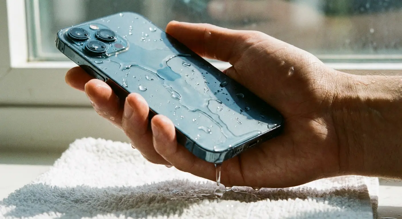 Phone water damage first response steps