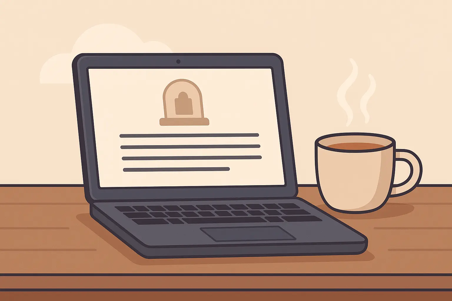 Person writing at desk with supportive technology