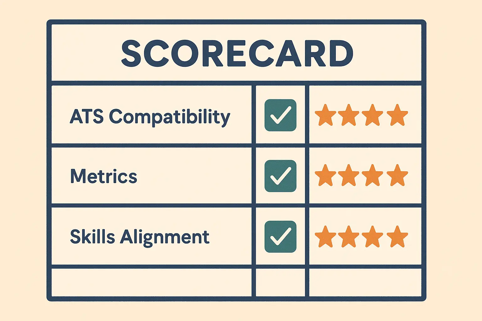 Sales resume success factors evaluation
