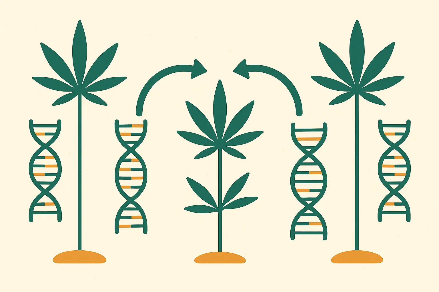 Zoap strain cannabis buds showing genetic characteristics