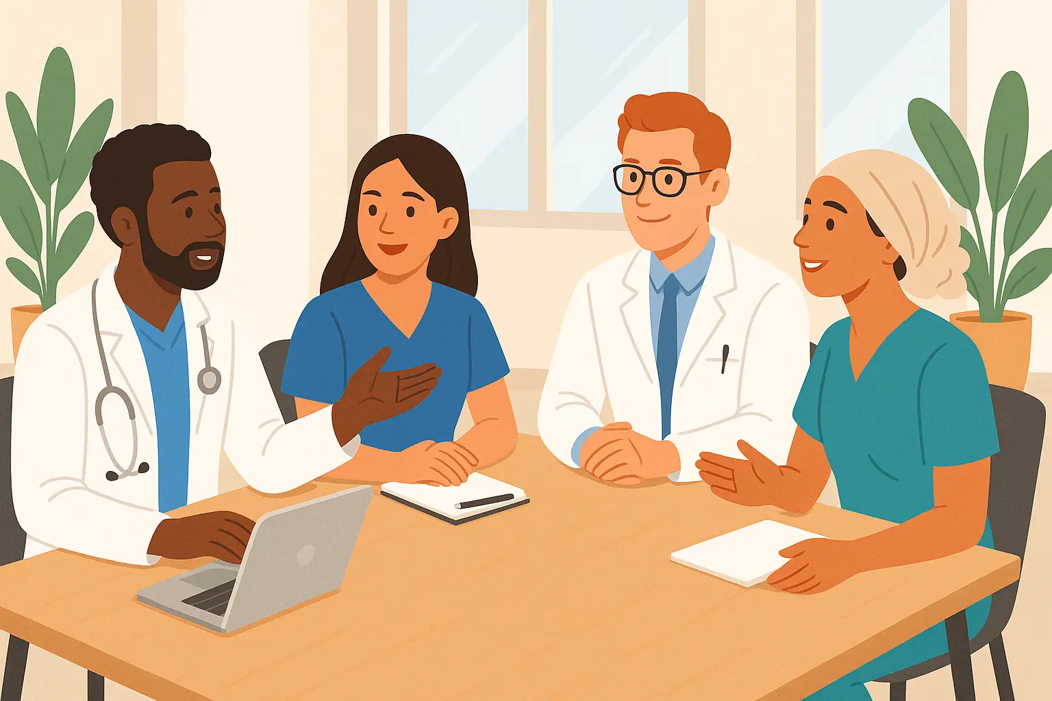 Healthcare team collaboration