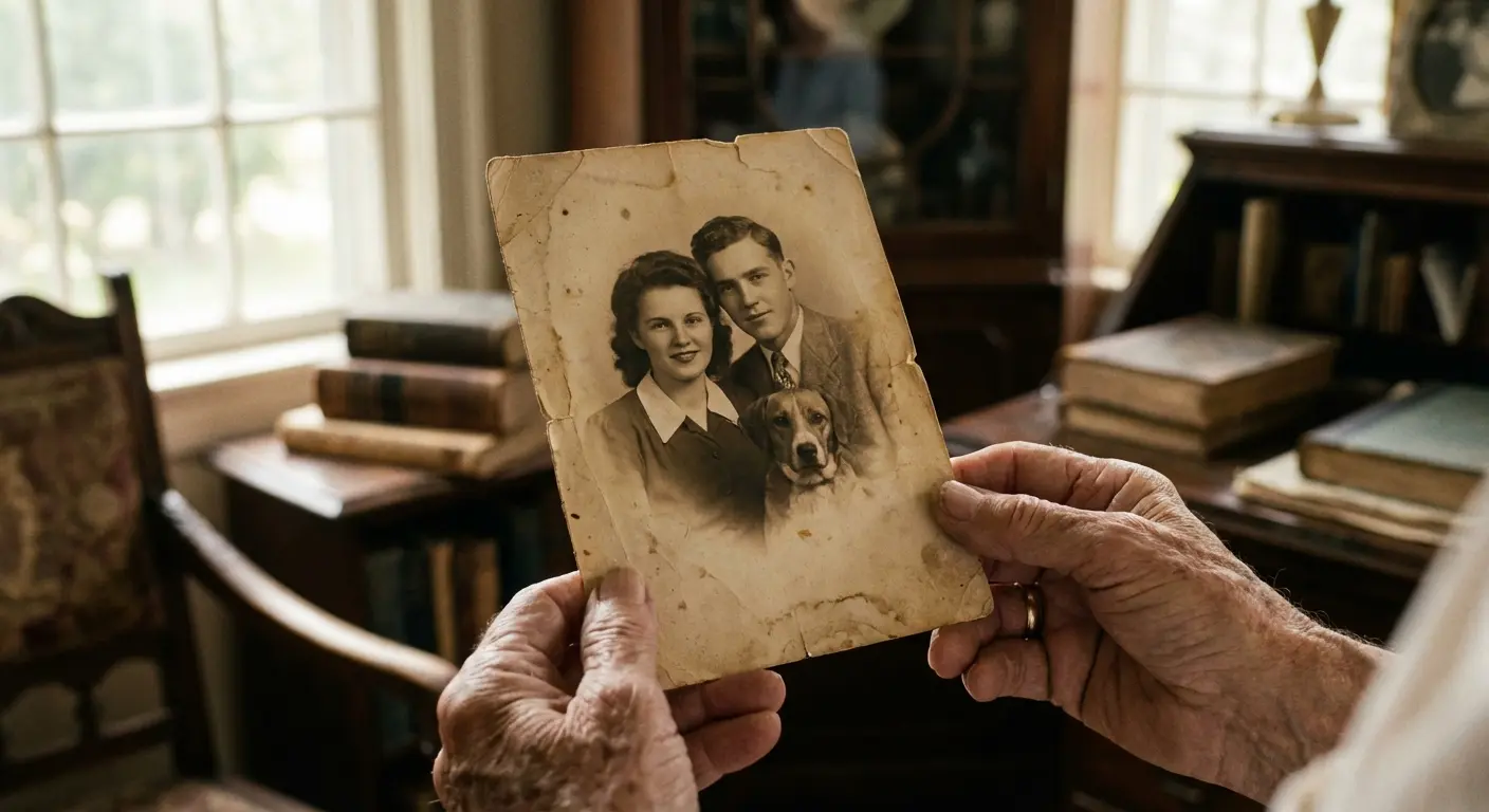 Sharing a memory in a sympathy card