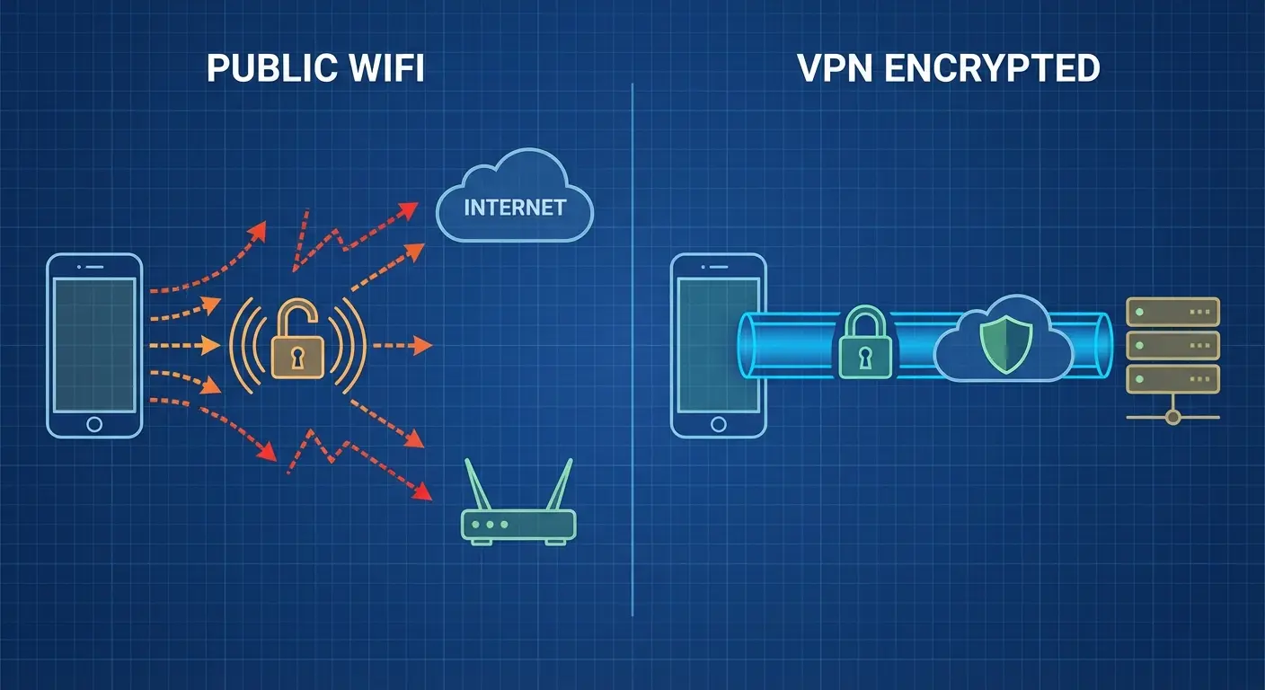 VPN connection interface on Android