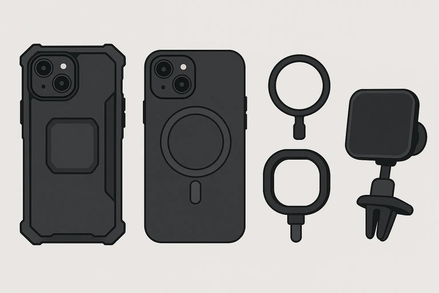 Rokform case protecting compact iPhone with military-grade protection