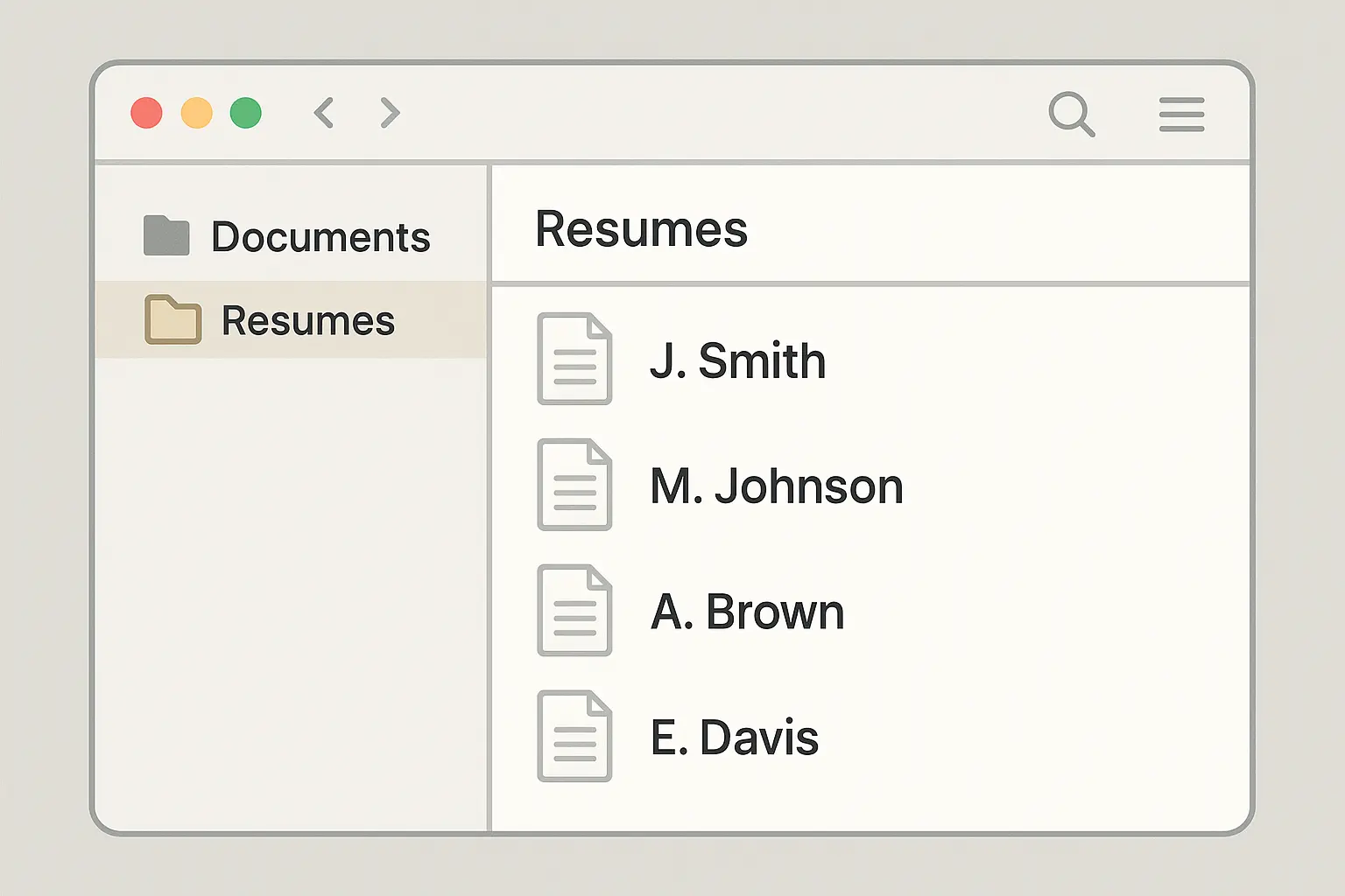 Resume file naming and format best practices