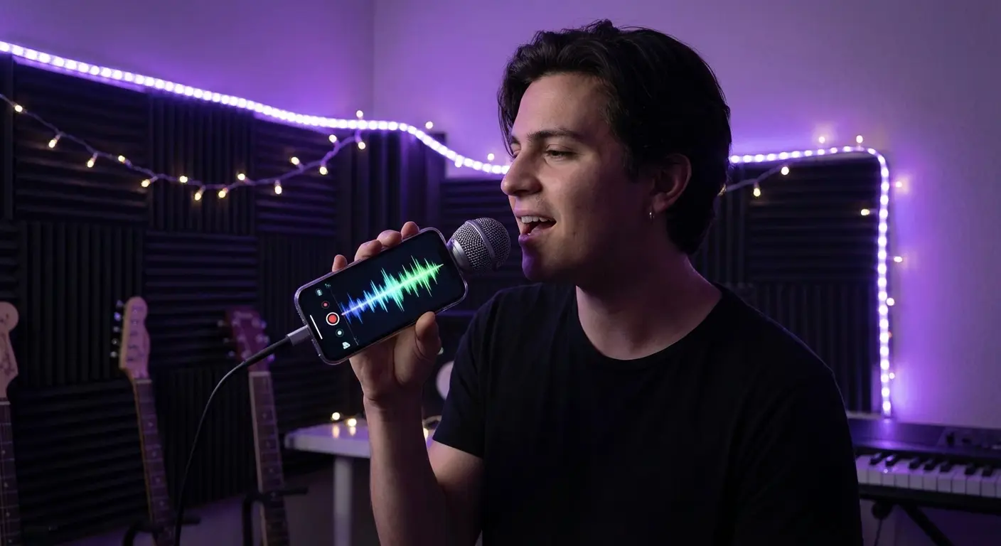 Voloco app interface for vocal processing