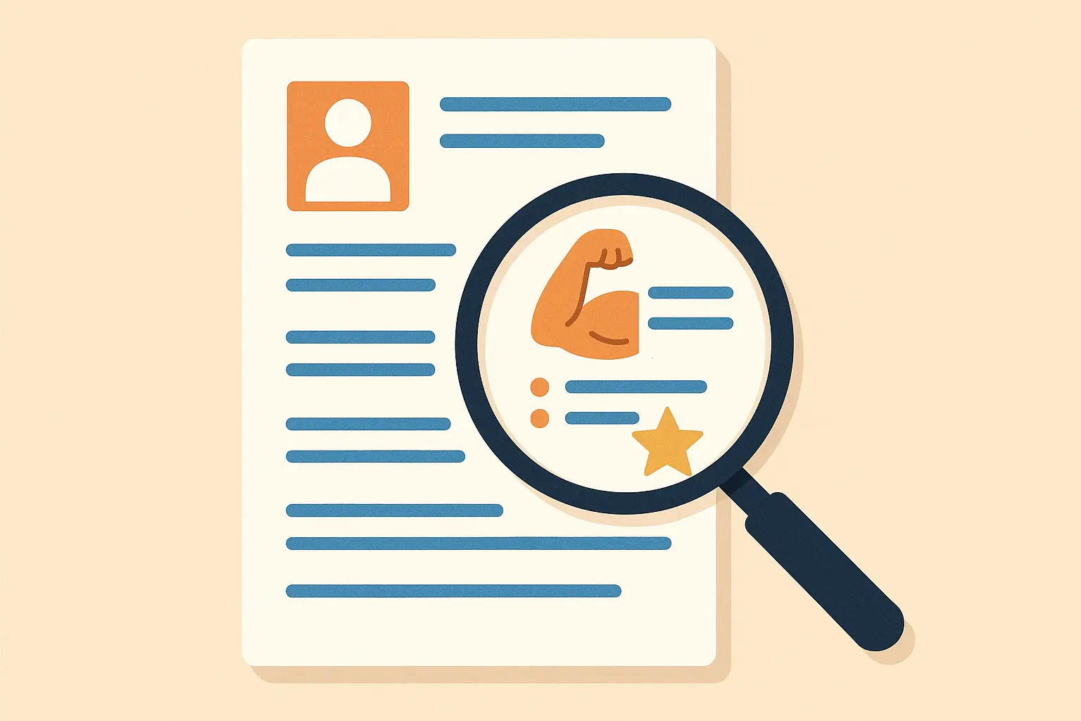 Resume strength presentation strategies