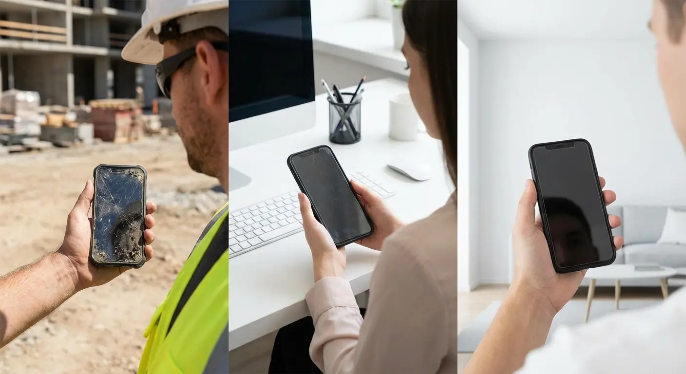 Usage-based screen protector replacement schedule