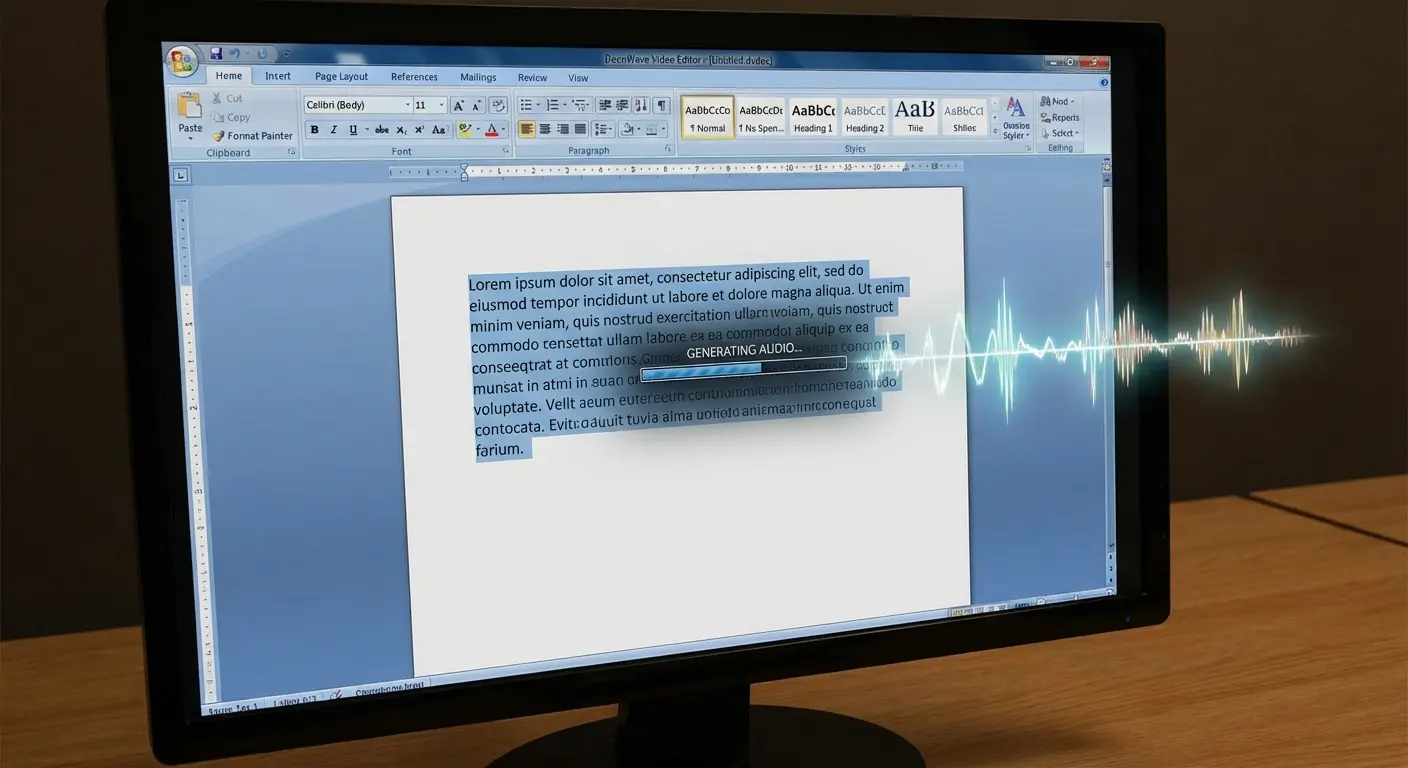 Descript text-based video editing interface