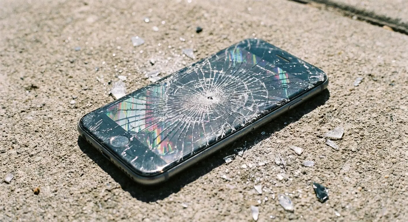 Rugged phone case drop protection demonstration