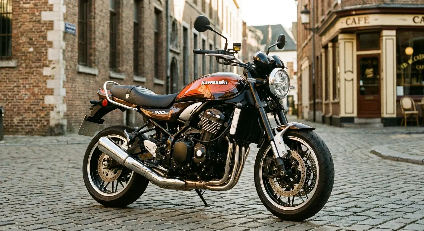Kawasaki Z900RS retro sport motorcycle
