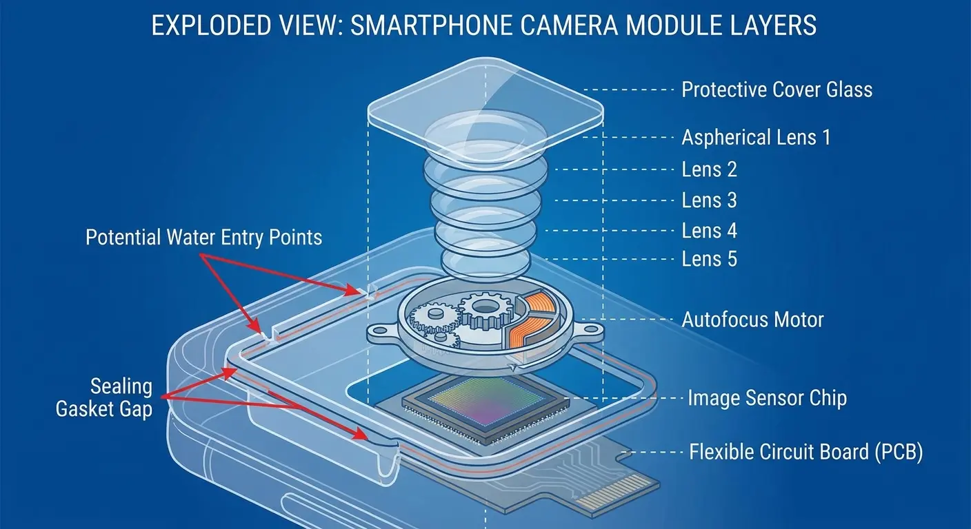 Camera module internal structure diagram