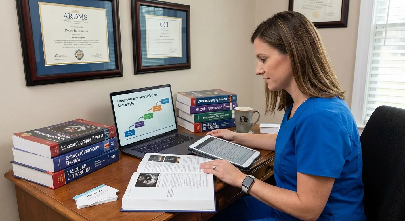 Multi-credential sonographer salary comparison