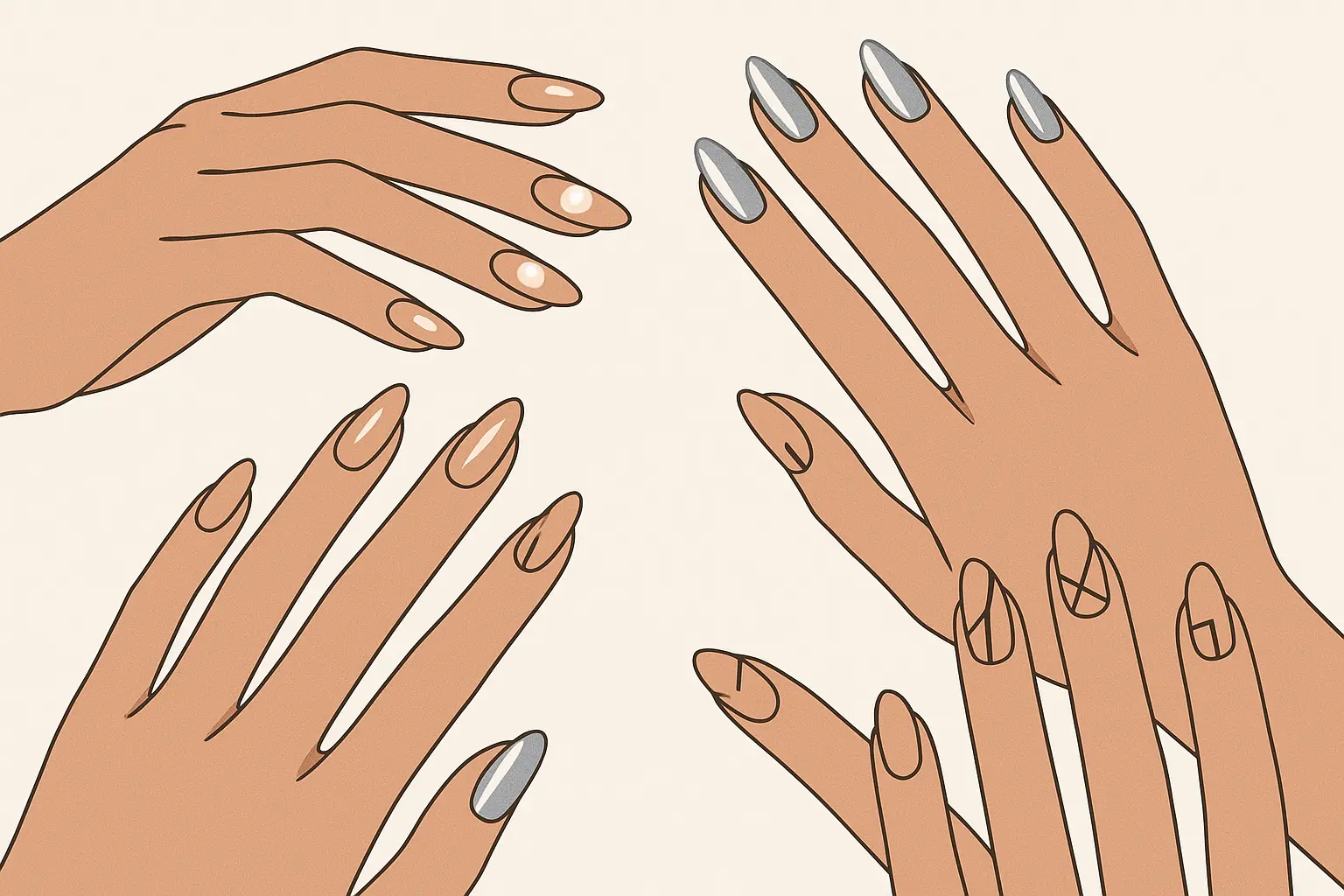 Venus nails selection criteria comparison chart