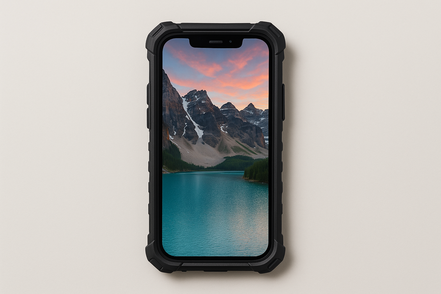 Phone protection for wallpaper display