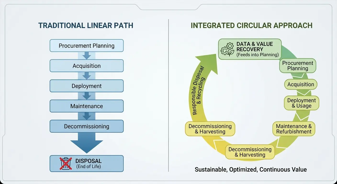 IT asset management strategy disposal planning framework