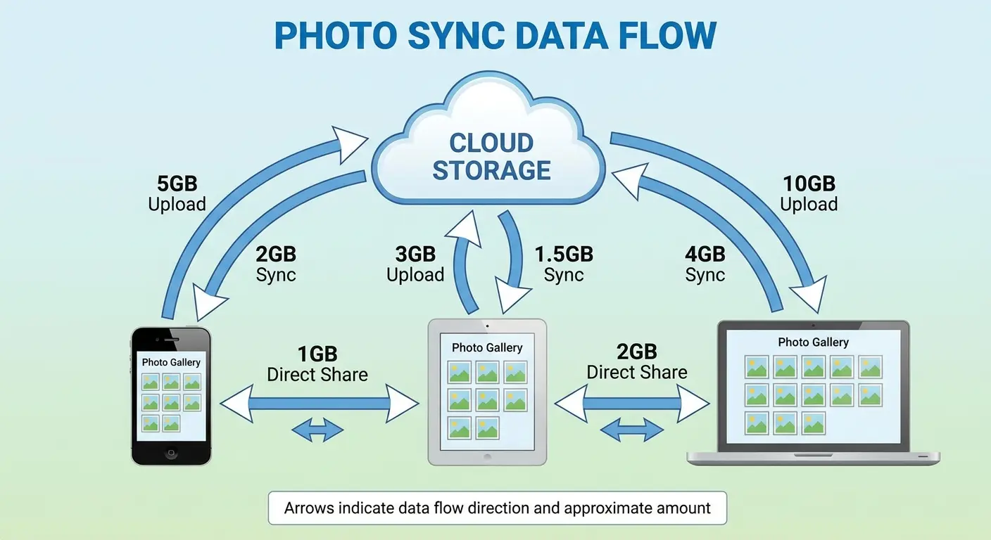 Cloud photo sync consuming cellular data