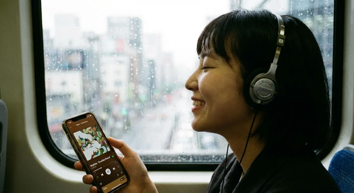 Spotify music streaming app interface